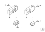 61316936977 - Vehicle Electrical System: Switch Seat Adjusting Front Left for BMW Image