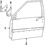 3538121 - Body: Door Shell for Volvo Image