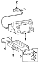 8611150070 - Electrical: Display Unit for Lexus: LS400 Image