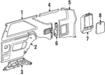 6253489101 - : Trim Panel Bracket for Toyota Image