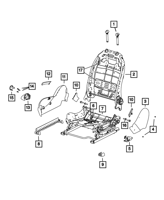5LJ23LA8AB - : Passenger Outboard Shield for Mopar Image