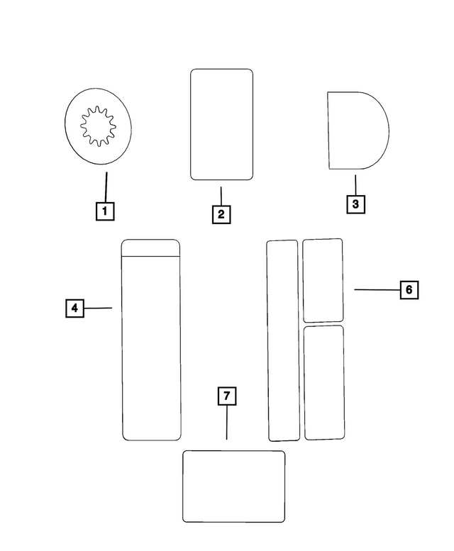 68529390AA - Labels: Battery Label for Mopar Image image