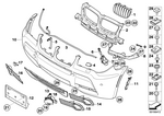 51113420087 - : Grille, Front, Left for BMW Image