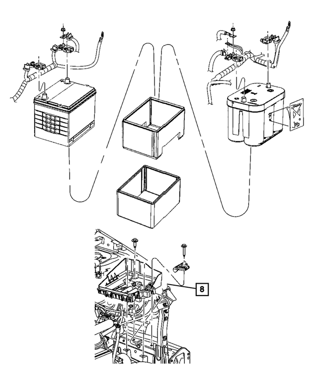 BB34A901AA - Electrical: Storage Battery for Mopar Image