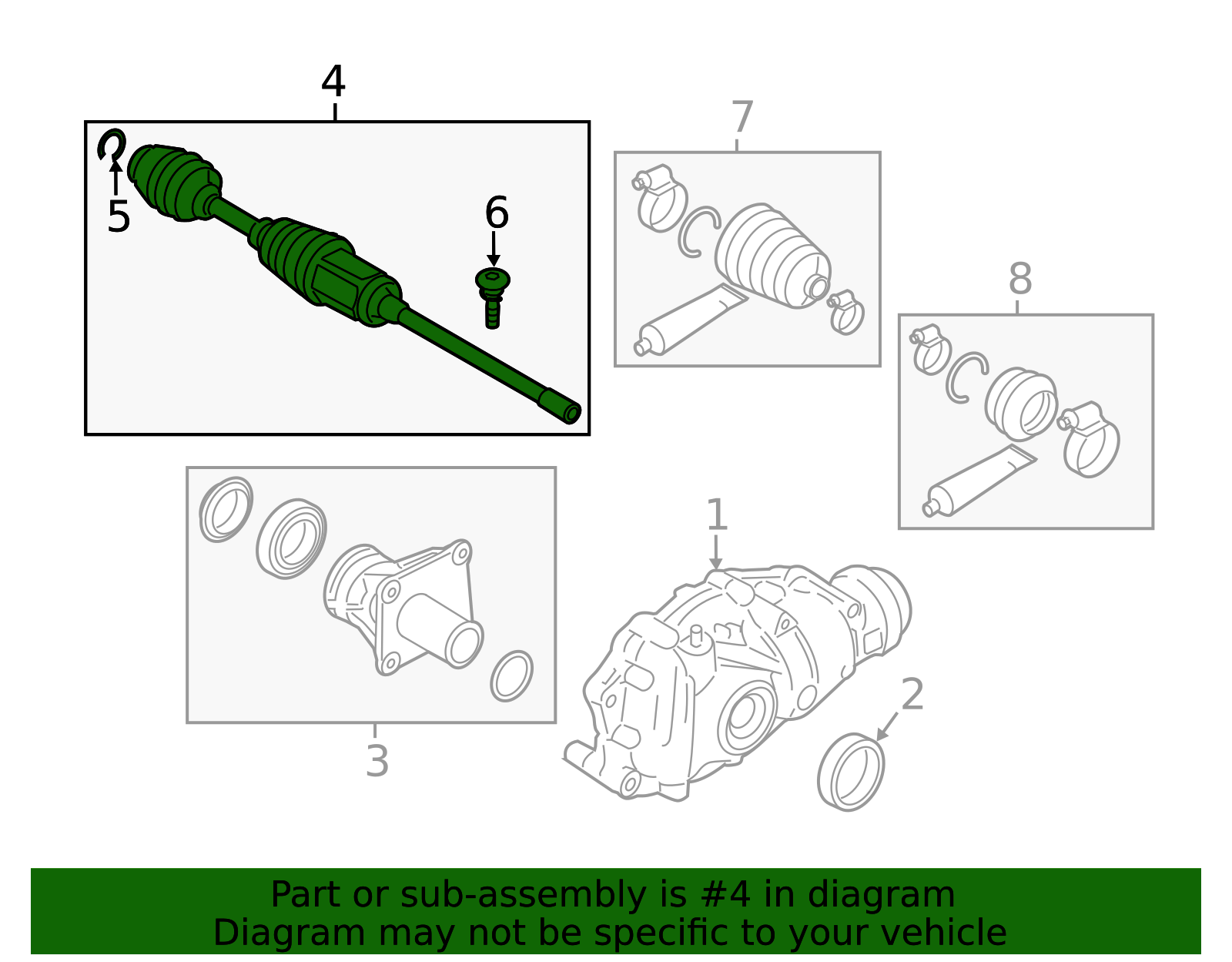 31-60-8-657-292 - 2017-2021 BMW - Axle Assembly | BMWPartsHub