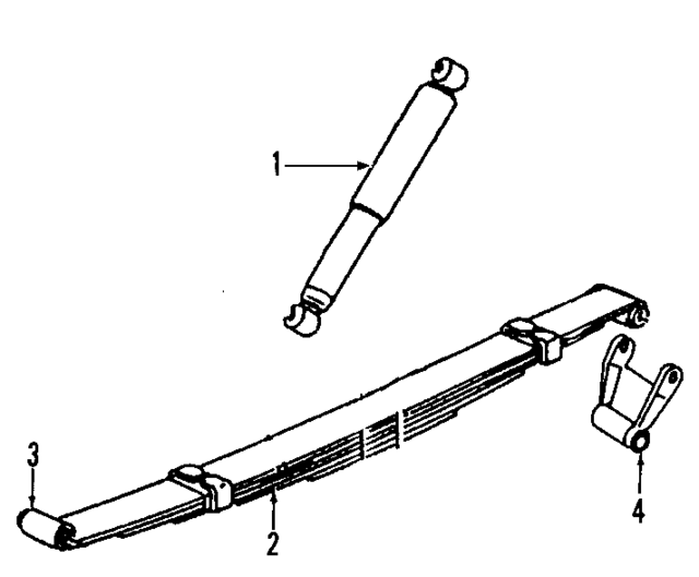 52122035AC - Suspension: Shock Absorber for Mopar Image