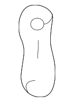 2108850511 - Body: Bumper Cover Retainer Plate for Mercedes-Benz Image