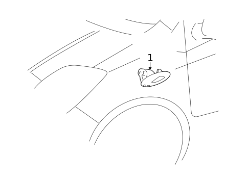 Side Repeater Lamps for 2010 Toyota Yaris #0