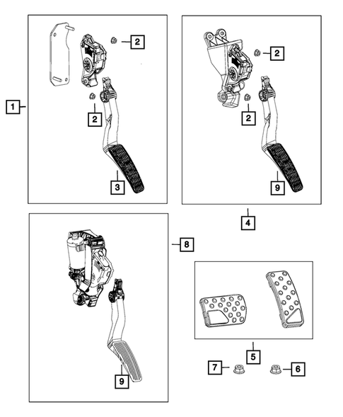 Accelerator Pedal for 2014 Chrysler 300 #0