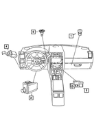 4602455AG - Electrical: Instrument Panel Switch for Mopar Image