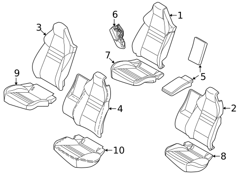 Rear Seat Components for 2016 Porsche Panamera #6