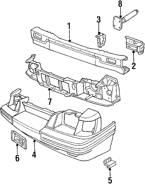 Bumper Assembly for 1986 Ford Mustang #0