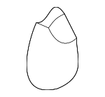 8H0919499 - Body: 12 Volt Accessory Power Outlet Cover for Audi: A4, A4 Quattro, S4 Image