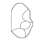 5345508010 - : Support Rod Clip for Toyota: Sienna Image