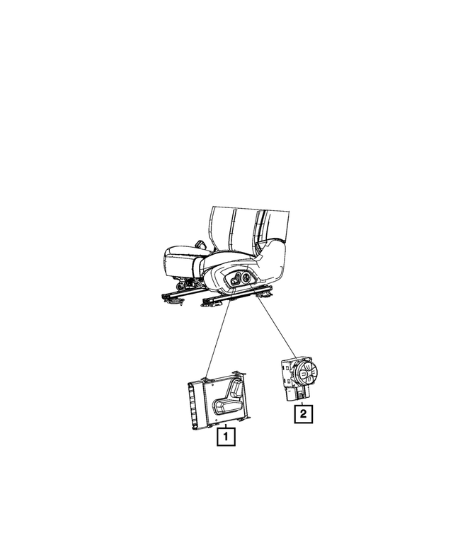 « 68612668AA –  : Siège Motorisé Commutateur pour Mopar Image »