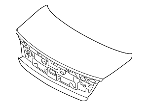 69200D2511 - : Deck Lid for Hyundai Image