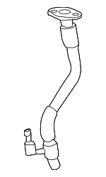 11427844986 - Engine: Oil Outlet Tube for BMW: 750i, 750i xDrive, M5, M550i xDrive, M6, M6 Gran Coupe, X5, X6, X7 Image