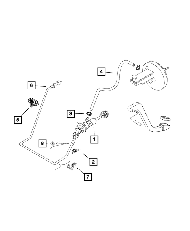 6106141AA - Clutch: Hose Clamp for Mopar Image image