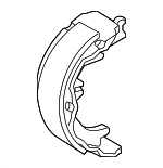 4654020070 - Brakes: Park Brake Shoes for Toyota Image image