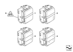 61319159067 - Vehicle Electrical System: Switch Center, C. Console, Switch Block for BMW Image