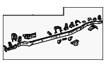 51001AK030 - Body: Frame Assembly for Toyota: Tacoma Image
