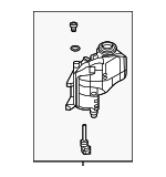 104123753 - Cooling System: Reservoir Tank for Land Rover: Defender 110, Defender 90 Image