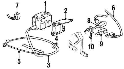 Fuel System Components for 1999 Cadillac DeVille #1