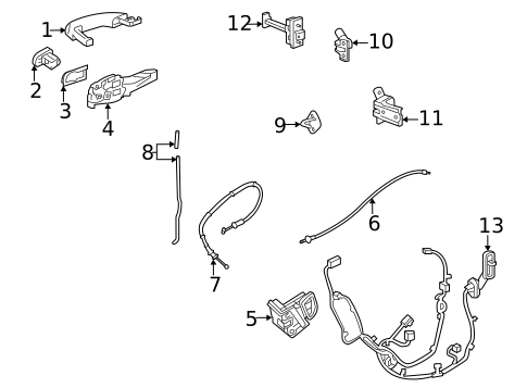 Rear Door for 2024 Chevrolet Trailblazer #0