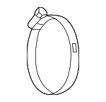 17314R40003 - Engine: Air Flow Tube Clamp for Honda: Accord, Civic, CR-V Image