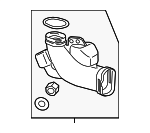 17253RX0A00 - Engine: Intake Tube for Honda: Civic Image