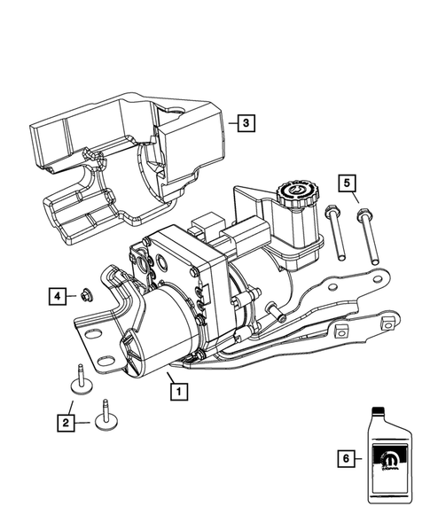 Power Steering Pump and Reservoir for 2014 Dodge Challenger #0