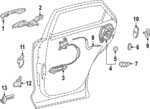 692100E330C0 - Body: Handle, Outside for Lexus: RX500h Image