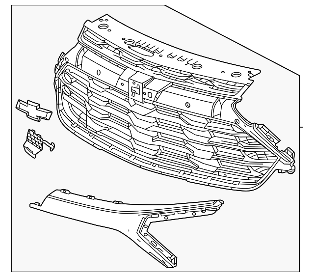 2024-2026 Chevrolet Trailblazer Grille Assembly 42883406 | OEM
