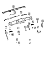 68530203AB - : Heated Seat Module for Jeep: Gladiator, Wrangler Image