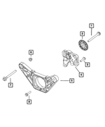 68297684AB - Differential and Drive Line: Differential Bracket for Jeep: Cherokee Image