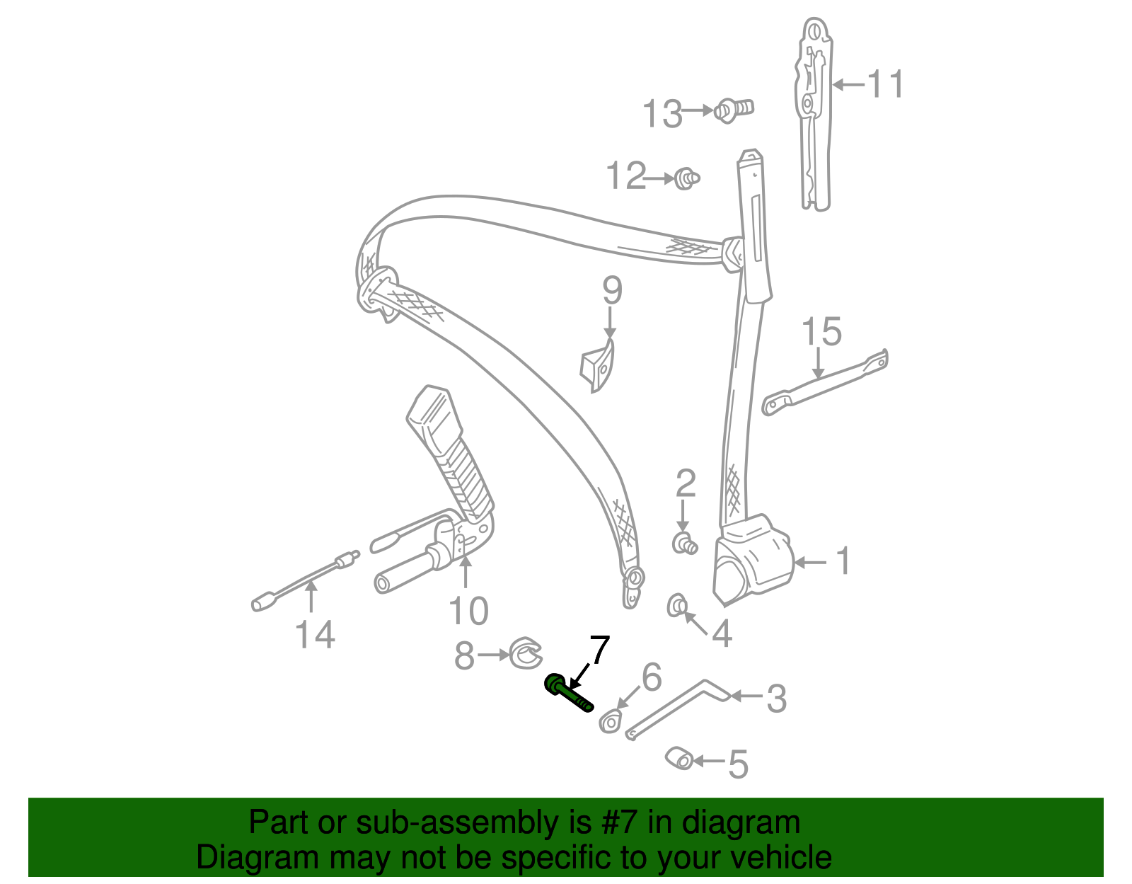 Washer Screw - BMW (72118246457)