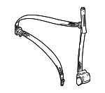 72118207954 - : Lap &amp; Shoulder Belt for BMW: 325Ci, 325i, 325xi, 330Ci, 330i, 330xi, M3 Image