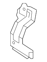 1K0121093BH - Cooling System: Mount Bracket for Audi: A3, A3 Quattro, Q3, Q3 Quattro, TT, TT Quattro, TTS Quattro Image