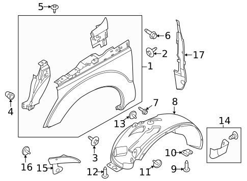 Fender & Components for 2016 Ford F-350 Super Duty #0