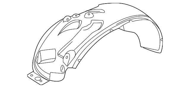 2011-2016 Ford Fender Splash Shield BC3Z-16054-B | OEM Parts Online