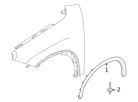 Exterior Trim - Fender for 2025 Mini Countryman #0