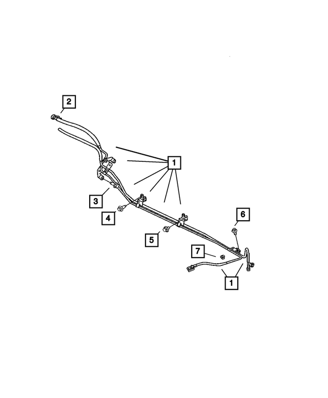 « 52855358AG – Fuel : Conduite De Vapeur Et D'alimentation En Carburant Faisceau pour Mopar Image »