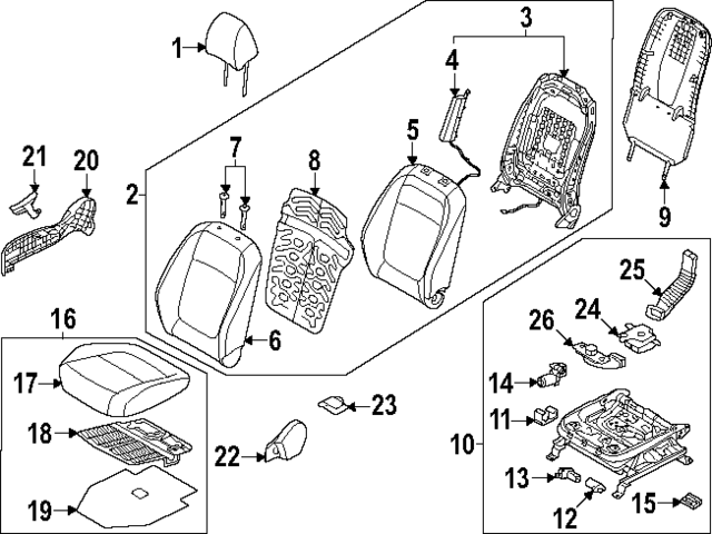 88260Q5050BQ8 - : Cushion Cover for Kia Image