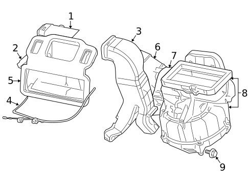 Evaporator & Heater Components for 2006 Chrysler PT Cruiser #0