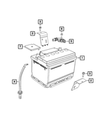 BBT5F001AA - Electrical: Storage Battery, Us for Mopar Image