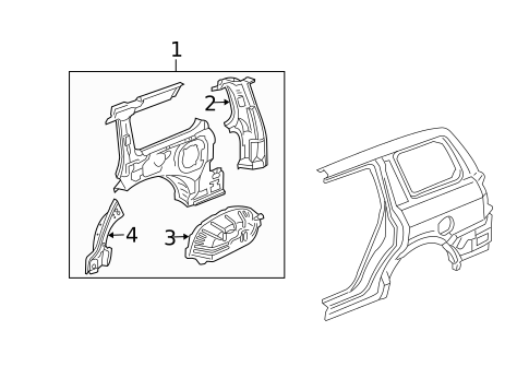 Inner Structure for 2007 Honda Pilot #0