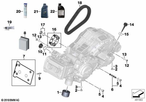 Engine Oil / Maintenance Service for 2011 BMW-Motorrad C 650 GT #0