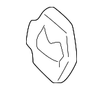 51218127140 - Body: Striker Gasket for BMW: 318i, 325i, 328i, M3, Z3 Image