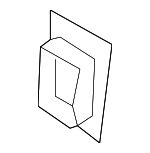 3C0804473A - Body: End Plate for Volkswagen Image