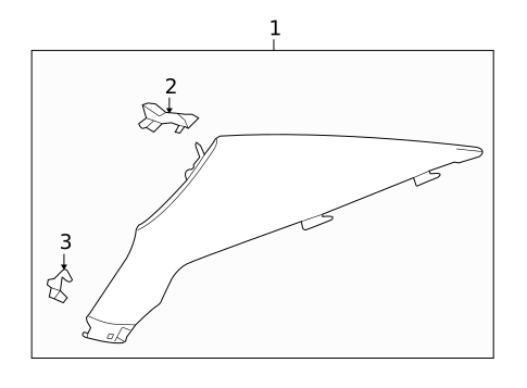 Interior Trim - Quarter Panels for 2012 Buick LaCrosse #0